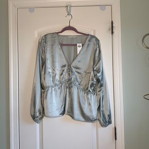 Abercrombie Satin Blouse